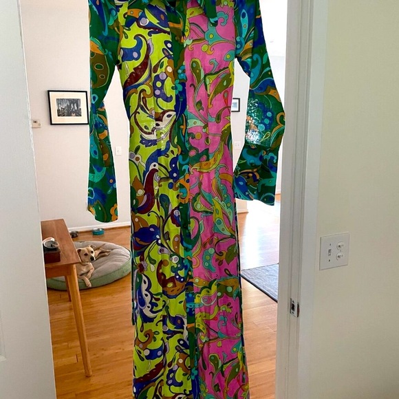 ALEMAIS Yvette Linen Dress Sz 2 - Picture 3 of 7